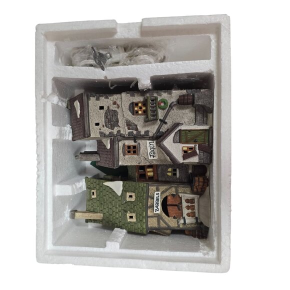 Dept 56 Dickens Village Heritage Collection Fagin's Hide-A-Way Lighted Building - Picture 10 of 12